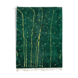 Modern Moroccan carpet green