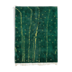 Modern Moroccan carpet green