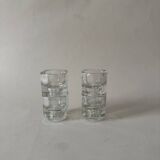 Glass candle holders by Joe Colombo for Arno Italy 1960s