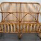 Vintage rattan Belse 8, Dutch Design, 1950, 2-seater sofa