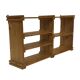 Vintage Wall shelf rack Pine wood 70s minimalist design