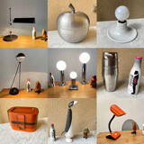 Design wall or ceiling lamp Space age Italy vintage 70