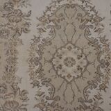 Vintage Wool Oushak Turkish Rug sku 2200