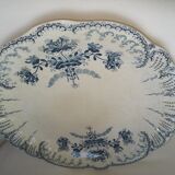 Serving dish, Saint Amand iron earth and Regency model hamage