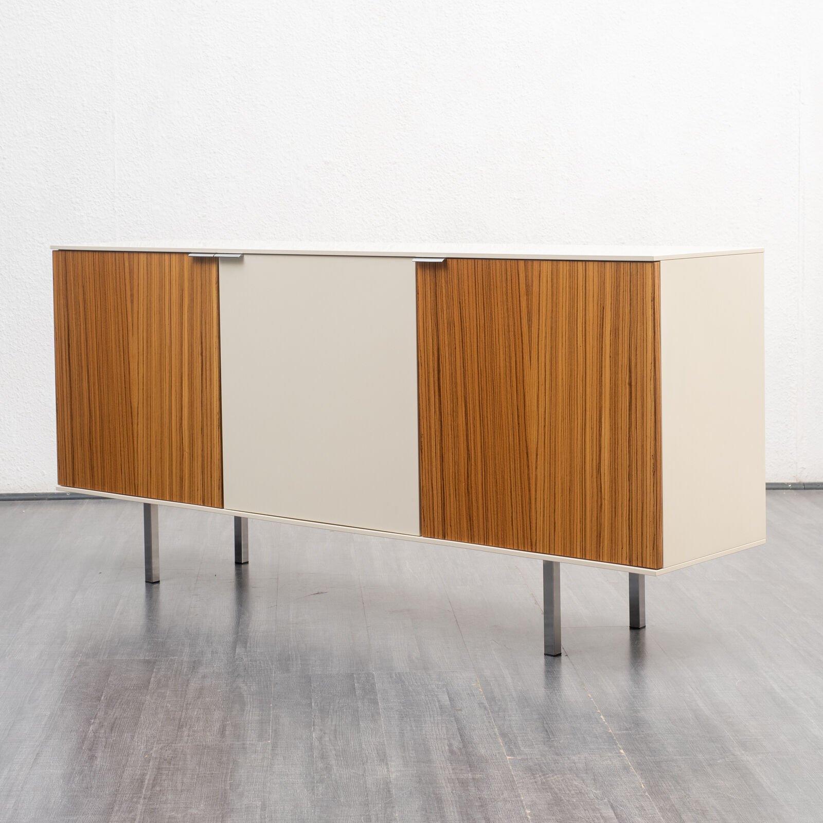 Buffet vintage, bois de zèbre, 173cm