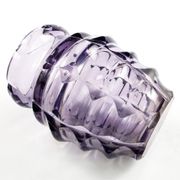 Art Deco vase, manganese crystal, Poland, 1930s