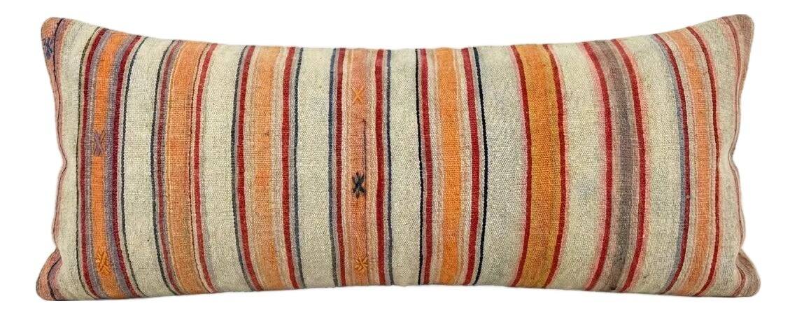 Housse de coussin kilim vintage 43x155 cm