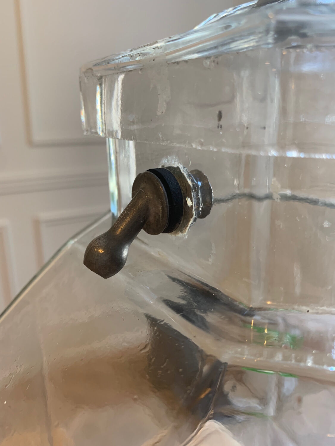 Vintage glass jar 7L