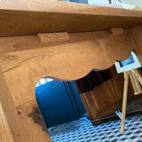 Louis XV-style oak mantelpiece