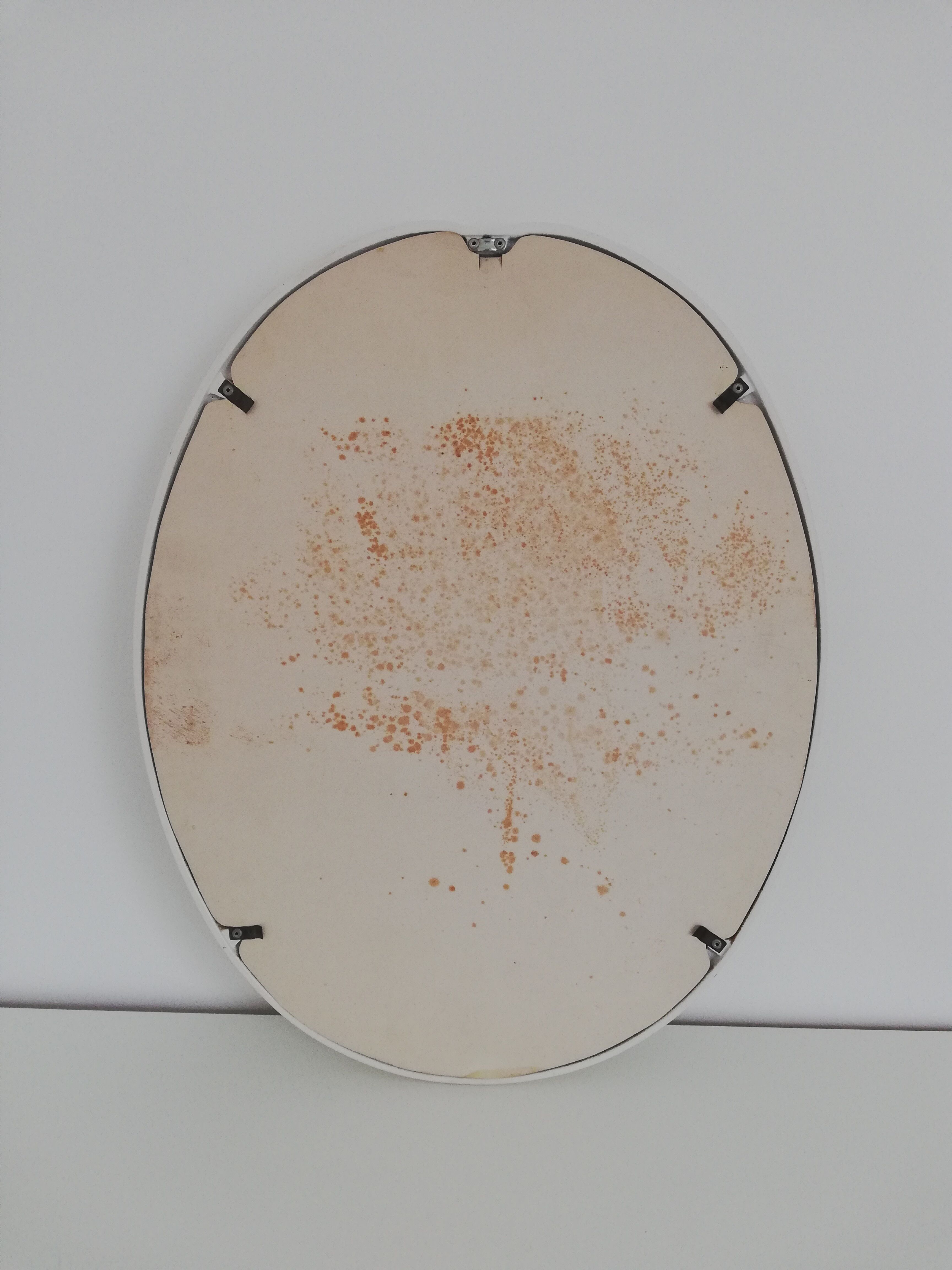 Vintage oval mirror