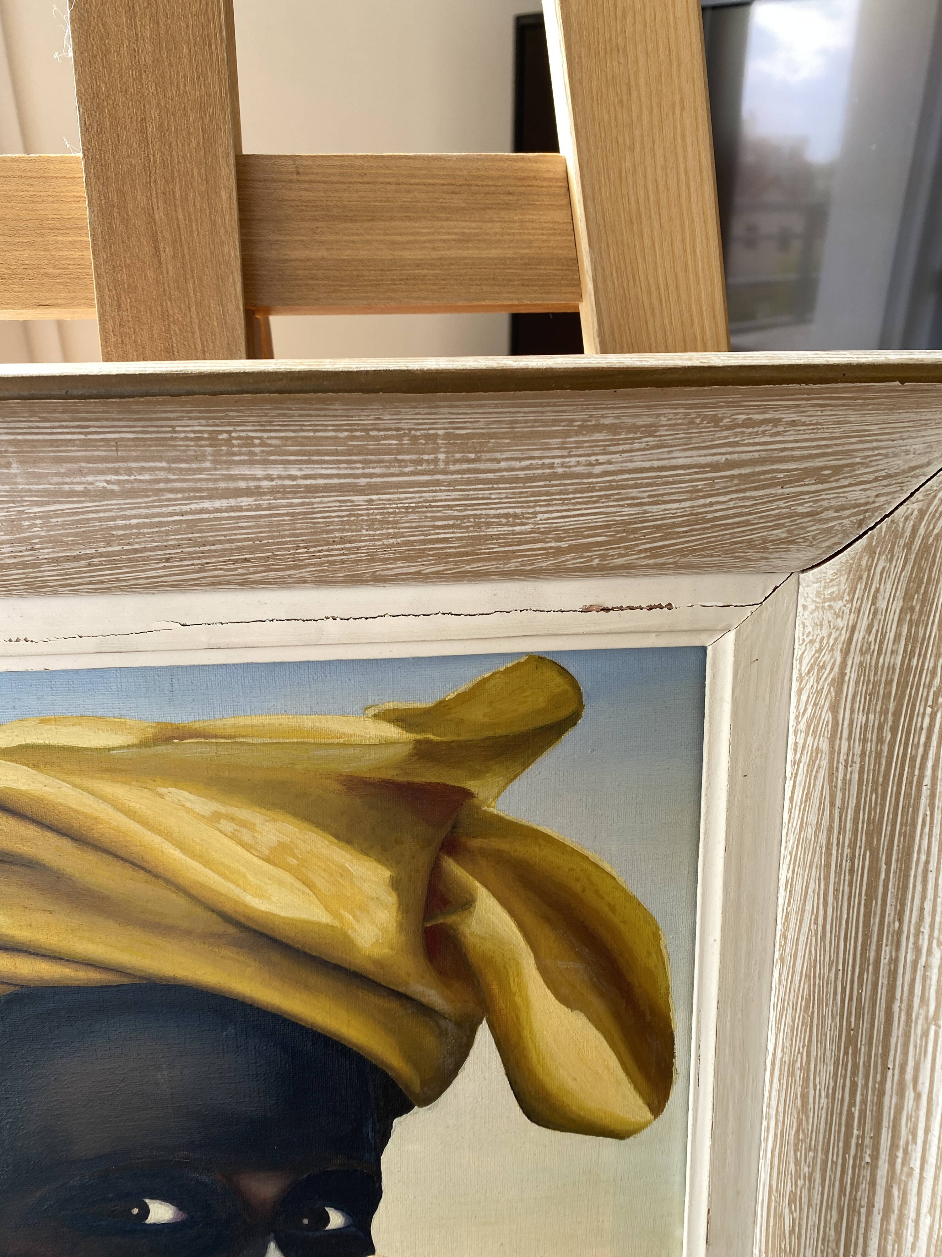 Portrait of a woman with a rose