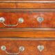Dutch chest of drawers two mahogany drawers and walnut bramble