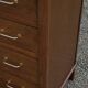 Vintage oak chest of drawers feet compass 4 drawers from the 50s