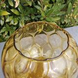 Amber ball vase