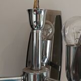 Veca style design pendant chandelier smoked glass 1960 6 lights