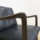 Scandinavian armchair in teak and leather, 1960s