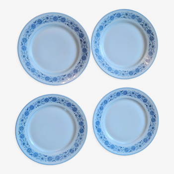 4 assiettes ch. field haviland limoges milloz montpellier