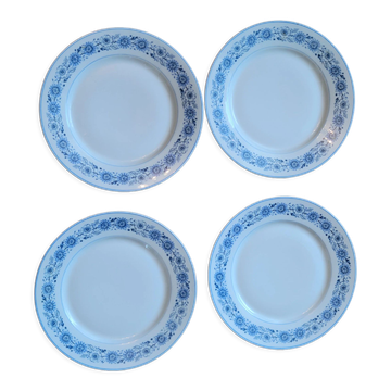 4 assiettes ch. field haviland limoges milloz montpellier