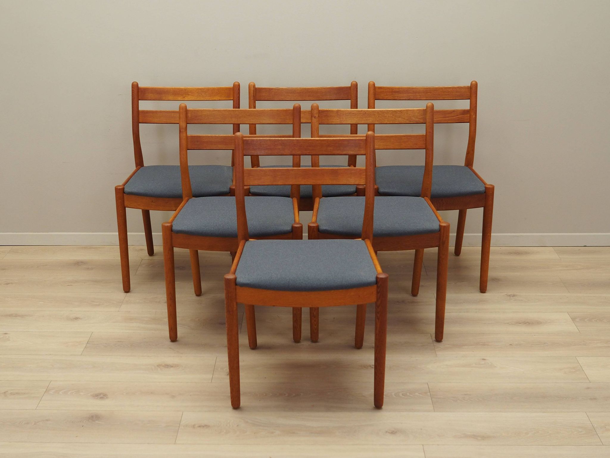 Set of six teak chairs, Danish design, 1970s, designer: Poul M. Volther