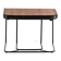 Hanging nightstand in teak and metal