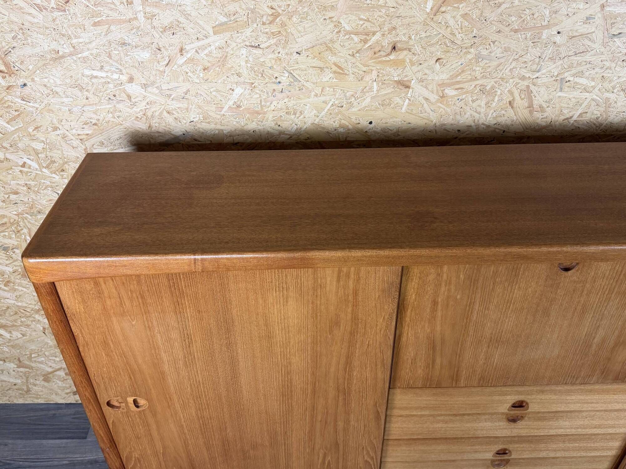 1960s 1970s Teak Sideboard Highboard by H.W. Klein for Bramin Denmark