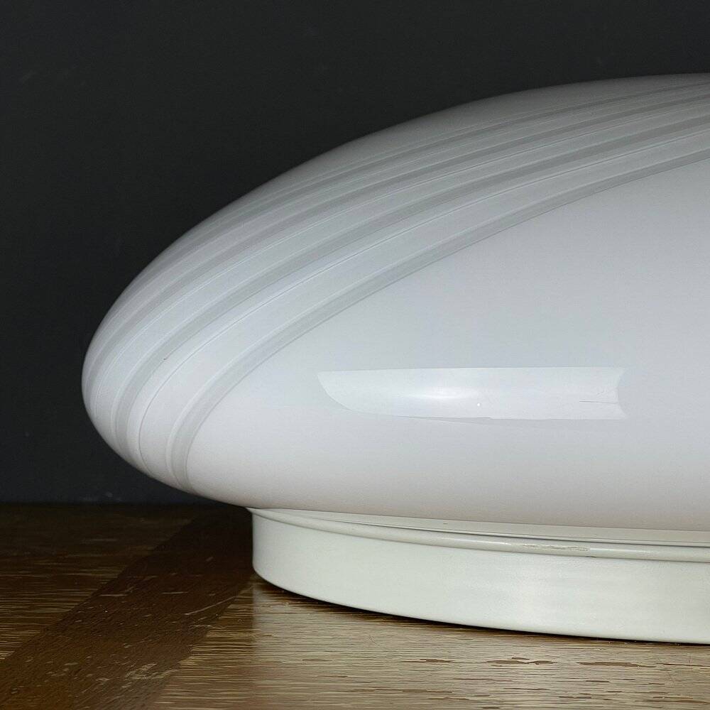 Large Murano glass ceiling lamp with classic whirlpool design, Italy, 1970s.