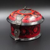 Wooden chapati box and fittings from India