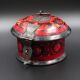 Wooden chapati box and fittings from India