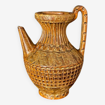 Pichet vase par Marius et Huguette Bessone Vallauris céramique XXe