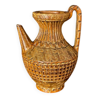 Pichet vase par Marius et Huguette Bessone Vallauris céramique XXe