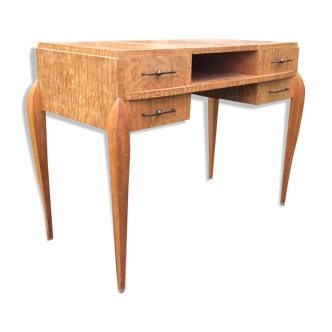 Art deco dressing table with tilting top stamped Sanyas and popot.