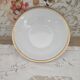 Saladier en porcelaine blanche Euro Porcelaine frise dorée