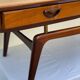 Louis van Teeffelen Salon Table in Teak with a double drawer 1950’s