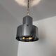 Chrome metal chandelier, Italian design, 70s