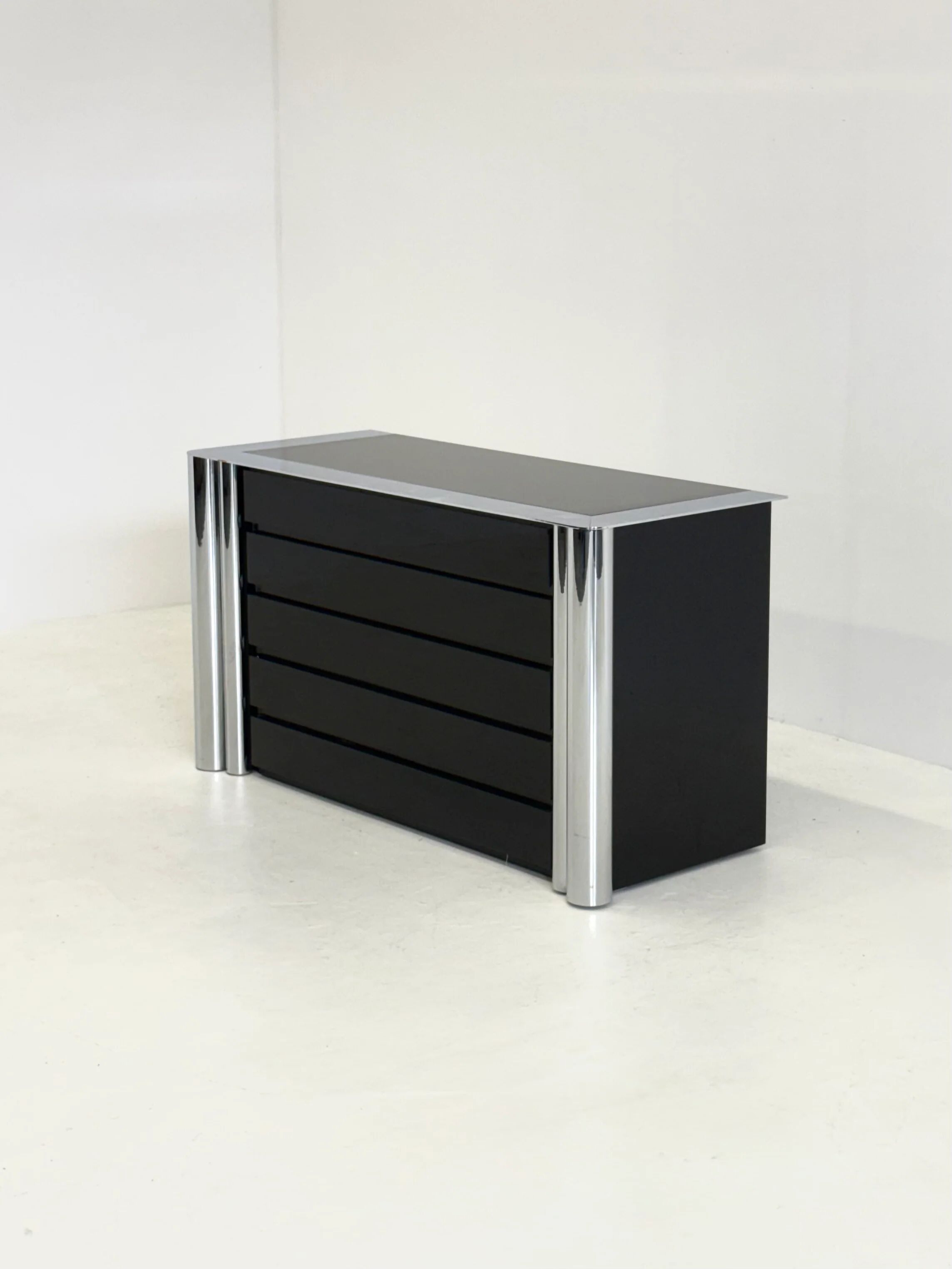 Black sideboard by Antonello Mosca for Cinova