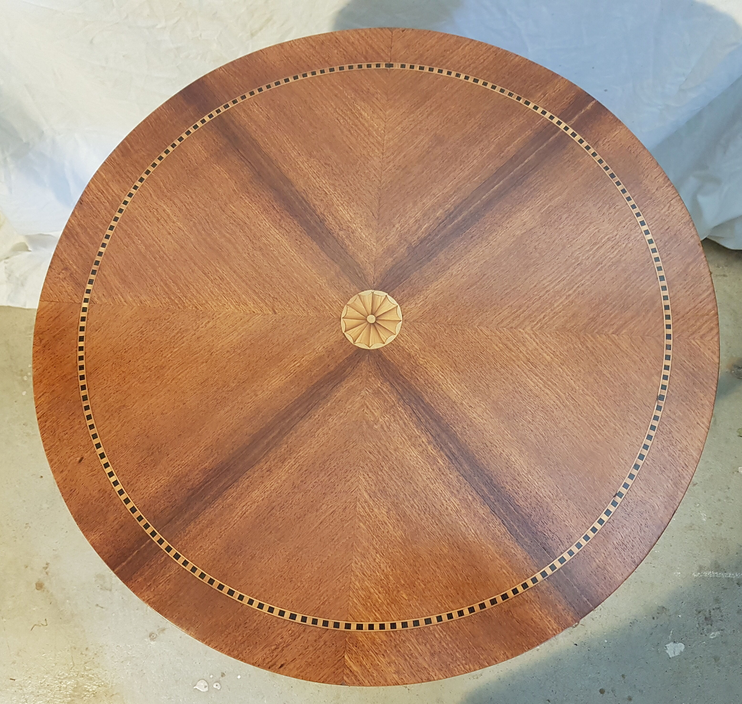 Mahogany side table