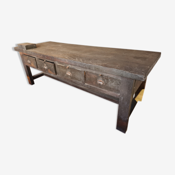 Very large solid wood workbench