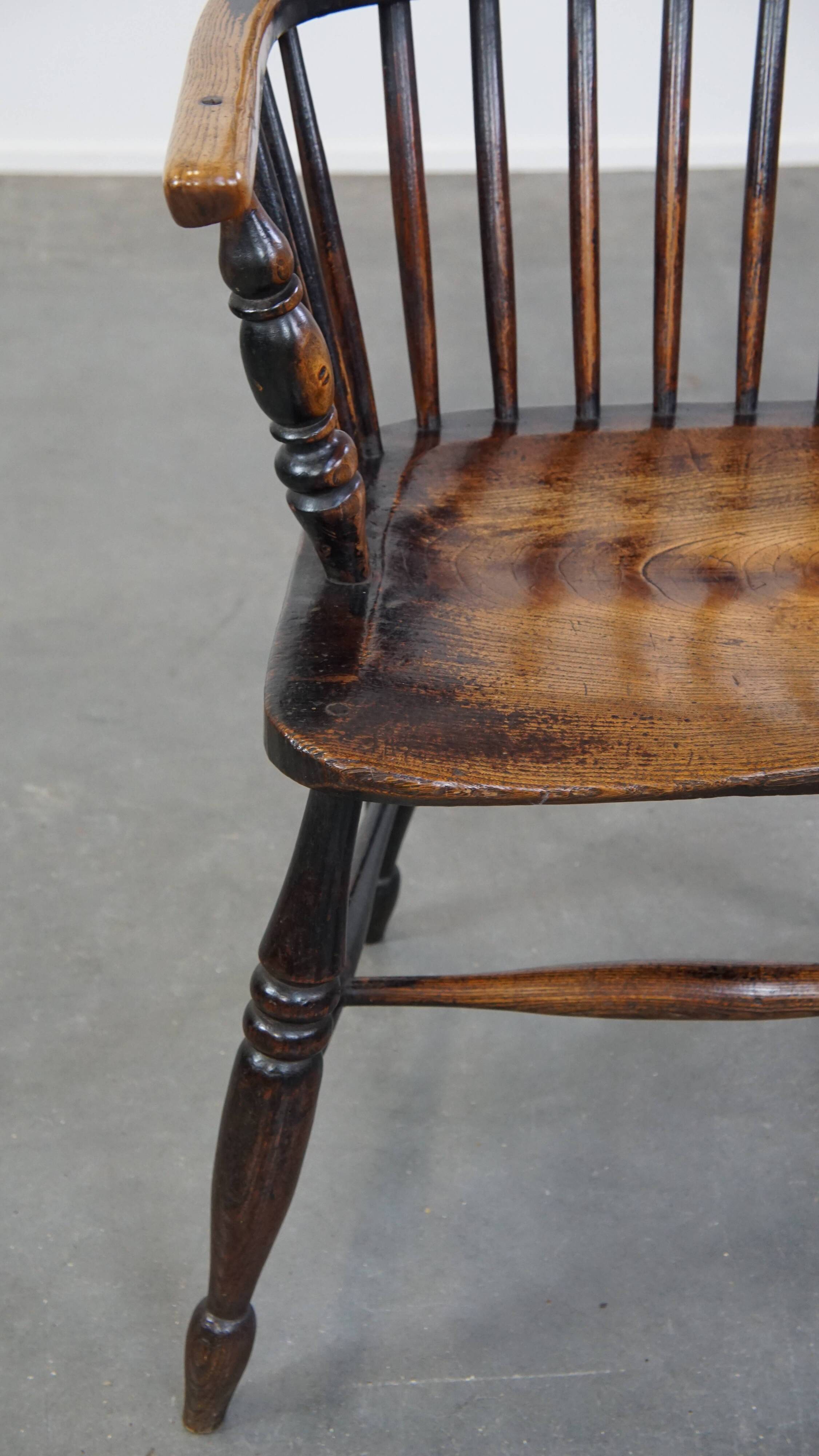Antique Wooden Spindle Windsor Chair