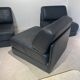 DS76 sofa by De Sede, 4 modules, circa 1980, navy blue.