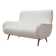 White sofa, Italian design, 1970s, production: Italy
