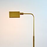 Lamppost / adjustable guided 1970s vintage gilded brass