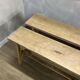 Pair of solid wood farmhouse benches (alder)
