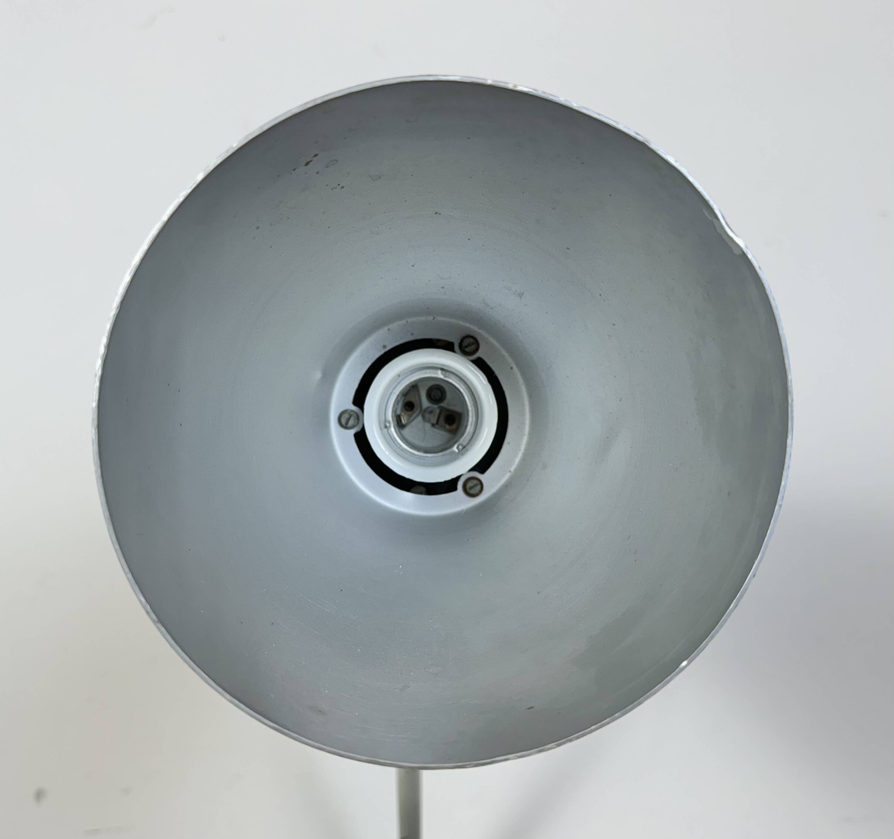 Grey Industrial Table Lamp from Elektrosvit, 1970s
