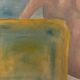 Huile sur toile femme de dos