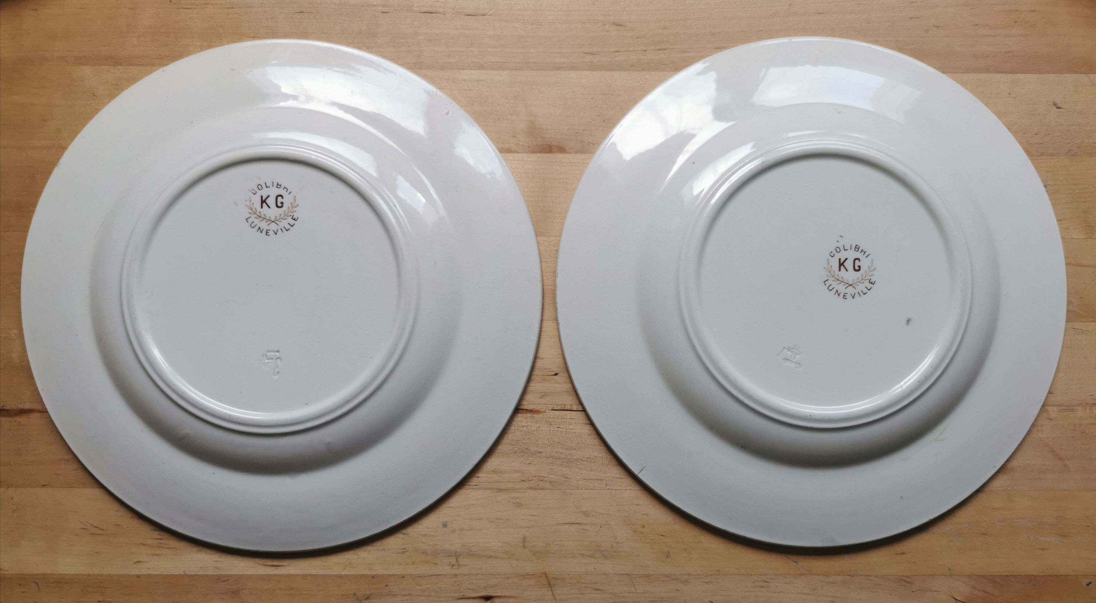 Lot of 8 Colibri luneville plates