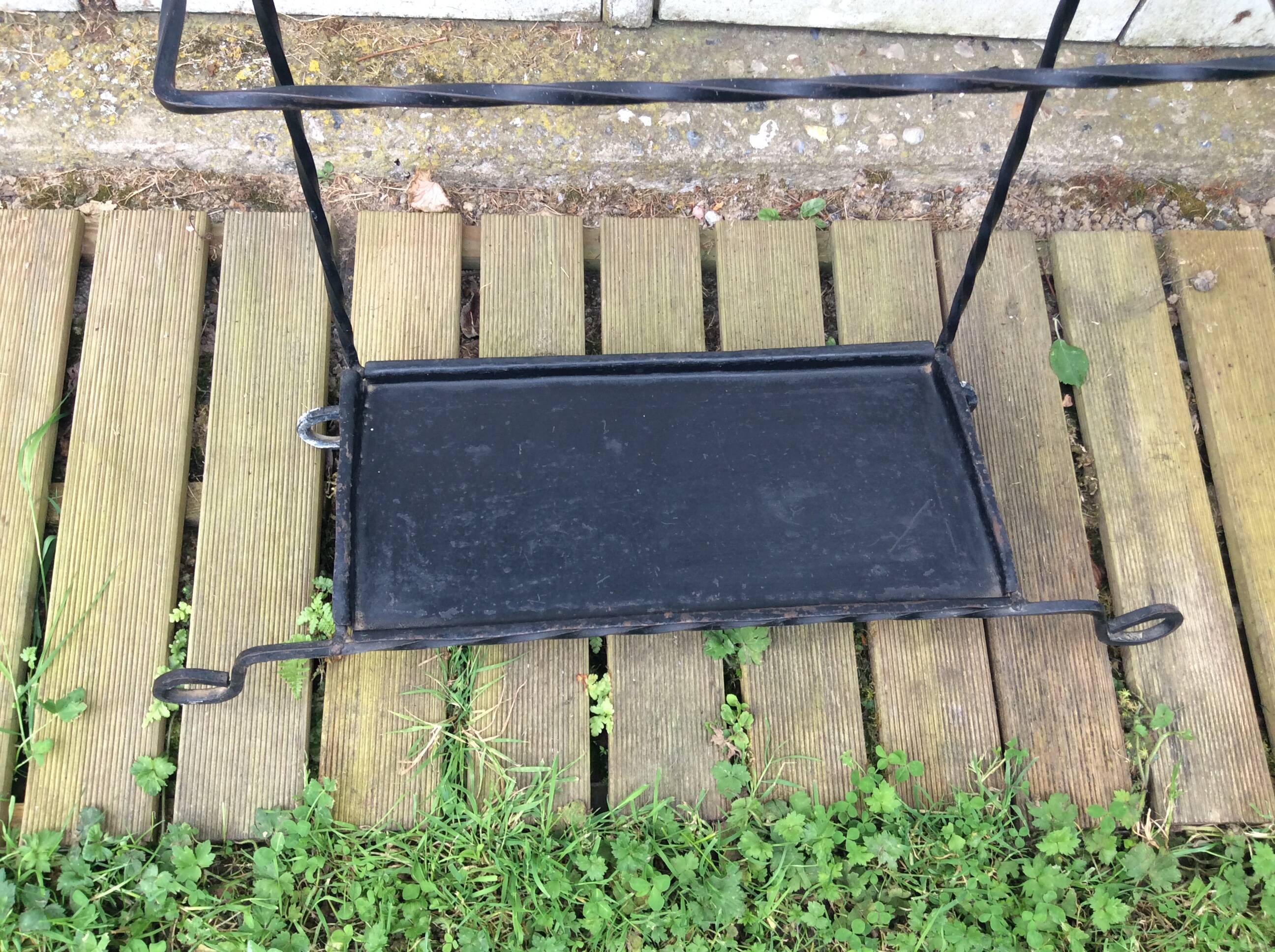 Wrought iron entrance hall