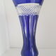 Pair of blue vases crystallism of Lorraine, Saint-Louis- tommy collection