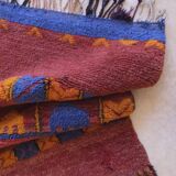 Brick Red Berber Rug - 153 x 107 cm