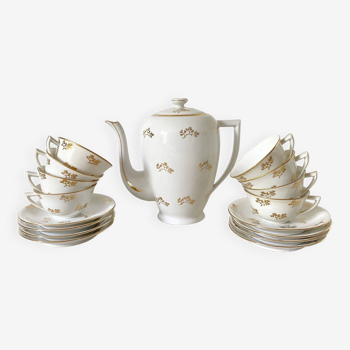 Service à thé ou café en porcelaine de Limoges