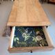 SUPERB RENOVATED FARMHOUSE TABLE 2.50m BLACK/WOOD